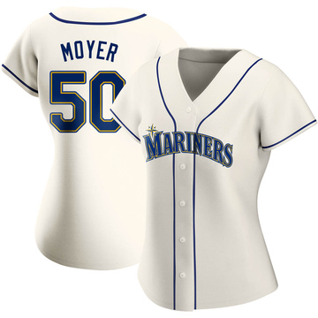 Seattle Mariners 1998 Game USED JAMIE MOYER Autographed Signed Jersey JSA  BNM